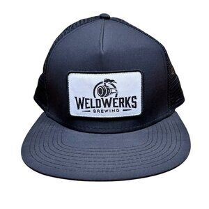 Weldwerks Brewing SnapBack Hat Cap Black Trucker